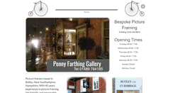 Desktop Screenshot of pennyfarthinggallery.co.uk